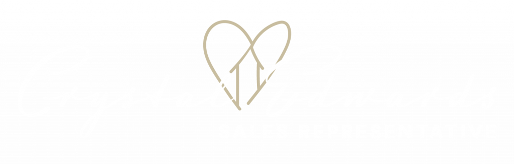 White Logo with Gold Heart